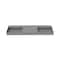 Castello Usa Juniper 72 in Solid Surface Wall-Mounted Bathroom Sink in Gray with No Faucet Hole CB-GM-2056-72-G-NH - alternate 1